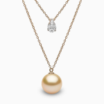Yoko London - Starlight South Sea Pearl and Diamond Necklace In Yellow Gold